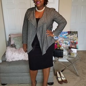 Eileen Fisher Size Large Grey Blazer